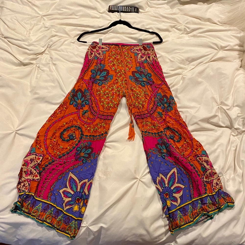Boho Floral Pants